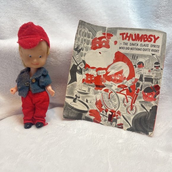 Thumbsy The Santa Claus Sprite Fuller Brush Company‎ Christmas Vintage Book - Picture 1 of 12